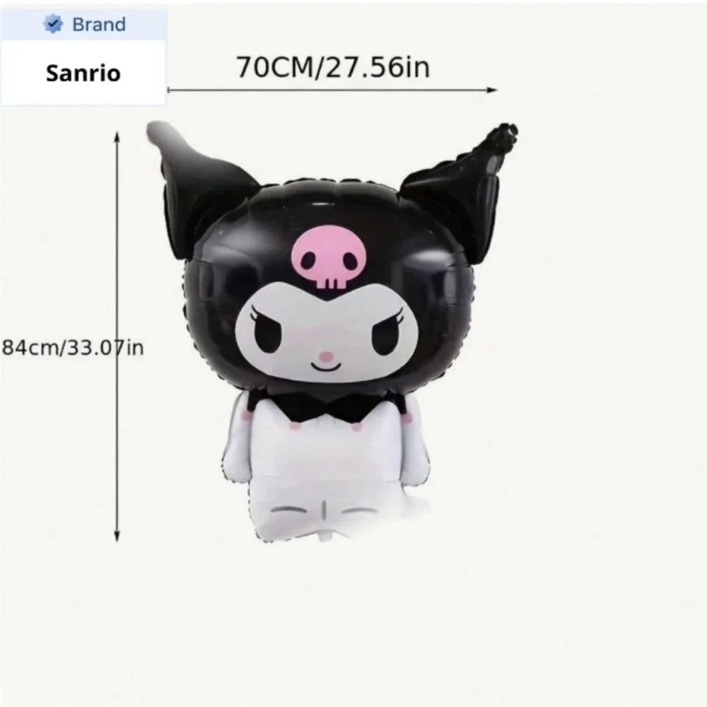 Kuromi and My Melody Large Foil Inflatable Balloons 2 Pk NWT